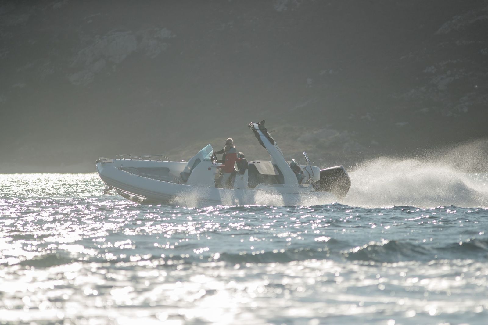 Le Zodiac Medline 7.5 en pleine action dans le Golfe de Saint-Tropez